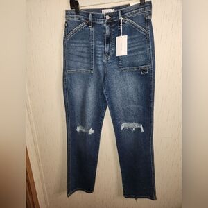 Women's size 5 Mid Waist Baggy Cello Jeans NEW